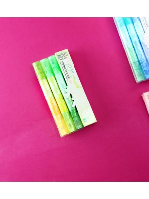 Giftmoda Pastel Tonlu Çift Uçlu Fosforlu Kalem Seti – 3'lü