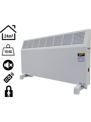 HBK2000D Heatbox Konvektör 2000W Dijital Elektrikli Isıtıcı