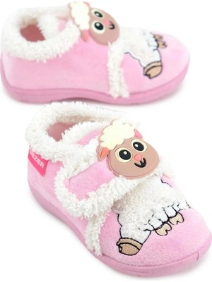 Gezerkuzu Figürlü Kışlık Yumuşacık Ev Pandufu Pembe