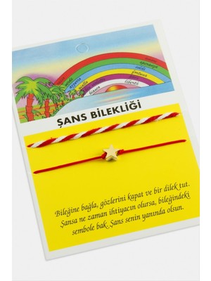 Bijuteri Net Yıldız Şans Ip Bileklik