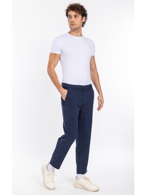 Thom Unisex Hose Kanvas Pantolon 25Y Ymz Lacivert
