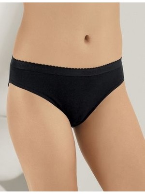 Şahinler Kadın Yazı Detaylı 12 Adet Ribana Külot 037