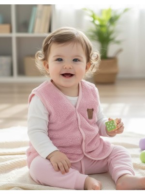 Ayyıldız Baby Laura Baby Erkek Bebek Çocuk Welsoft Peluş Yelek