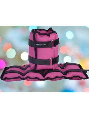 El ve Ayak Bilek Ağırlığı 2 kg 1 Adet Pembe