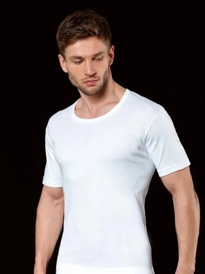 İki Yıldız Bisiklet Yaka Atlet %100 Pamuk 6'lı Paket 01