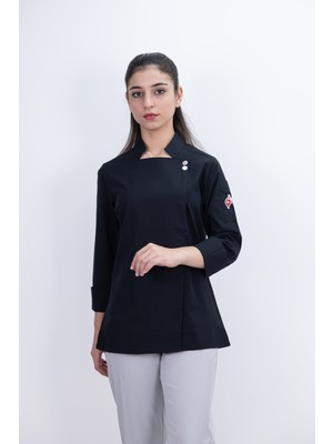 Çift Düğmeli Şef Gömlek Aşçı Kıyafeti Chef Aşçı Forması