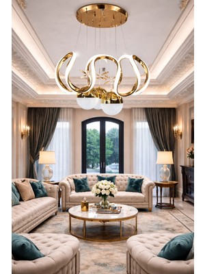 Lamira Aydınlatma Ahtapot 3 Toplu LED Avize