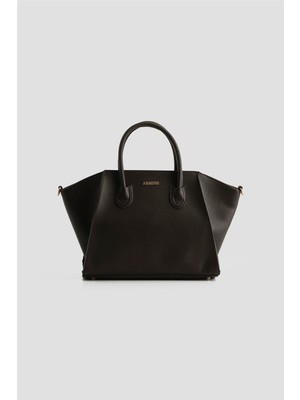 Armine Pia Deri Çanta 25YD7399 Kahverengi