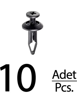 Alpha Auto Part Chrysler ve Dodge Için Gövde Astar Tutucu Klips - 10 Adet