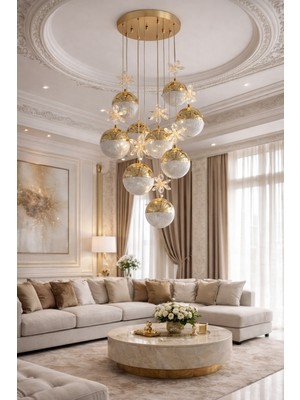 Lamira Aydınlatma 10 Toplu Sarkıt LED Avize Modelimiz