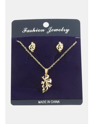 Yusufçuk Zirkon Taşlı Set Kolye