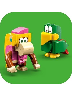 Storemax Super Mario Dixie Kong Un Orman Konseri Ek Seti 71421 Oyuncak Yapım Seti (174 Parça)