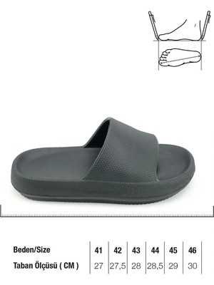 Gezer Plaj Havuz Günlük Ev Banyo Kaymaz Taban Terlik 15326