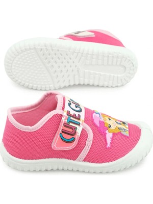 Gezer Cute Girl Yazlık Keten Kız Çocuk Ayakkabı Pembe