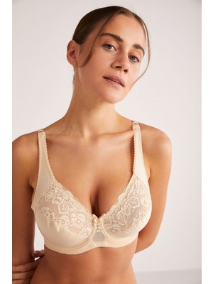 Kom Rosenna Rahat Askılı Telli Toparlayıcı Sütyen Ten