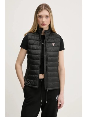 Guess Kadın Yelek Siyah Renk M Beden Normal Kalıp Şık ve Fonksiyonel Tasarım