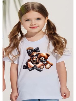 ÇARŞI47 Kız Çocugu Tişört 3D Baskı Kalitesi