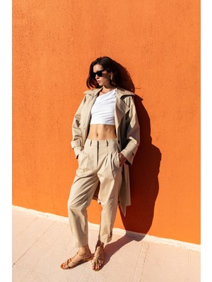 Kameya Pileli Havuç Pantolon 25S20709