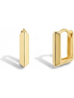 Güzide Kuyumcu 14 Ayar Altın Kare Küpe 1184