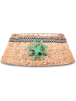 Mylamp Yılbaşı Ağacı Eteği Yıldız Süslemeli Su Sümbülü ve Deniz Sazı 51X73X28 cm