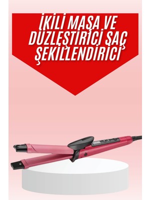Zenvia Saç Şekillendirici Düzleştirici ve Maşa Özellikli Şekillendirici Seramik Kaplama