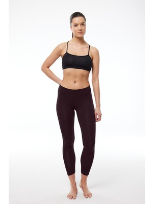 Malabadi Kadın Kahverengi Modal Uzun Tayt 190