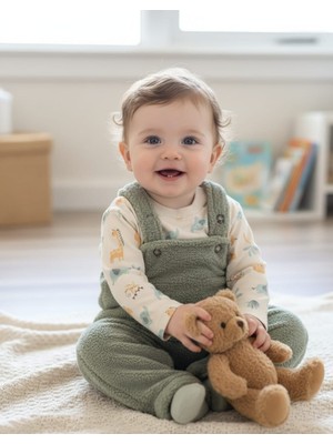 Ayyıldız Baby Laura Baby Erkek Bebek Çocuk Peluş Tulum