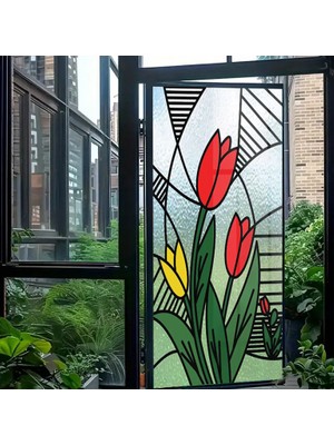 Wink Fol Cam Vitray Folyo, Kendindin Yapışkanlı, Desenli Buzlu Cam Folyo 61X100 cm