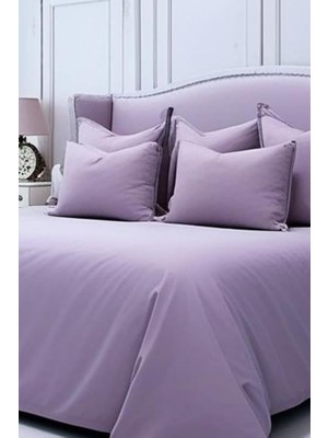 Wishora Store Adet Pamuk Yastık Kılıfı 2'li Pamuklu 50X70 Yumuşak Dokulu Premium Kalite Doğal Kumaş Konforlu Uyku (Mor)