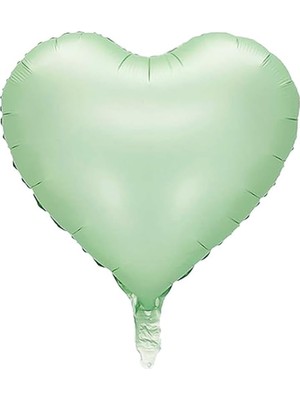 Wishora Store Folyo Balon Retro Parti Balonu Adaçayı Yeşili 18 Inc 45 cm