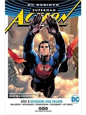 Yapı Kredi Yayınları Superman Action Comics Cilt 2 - Gezegene Hoş Geldin + Üstün Yetenekliler Sınıfı 2 + 38 Kitap