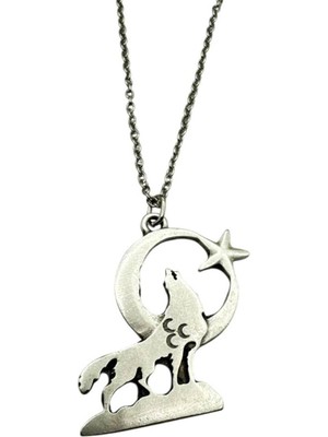 Bozkurt Figürlü Unisex Kolye – 60 cm Zamak Kaplama Türk Motifli Anlamlı Takı