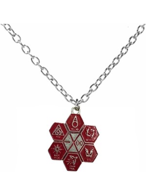 Krıs Kaı Xıumın Exo Logolu Metal Kolye – 60 cm Zincir | Gümüş Renk Unisex Kpop Aksesuarı