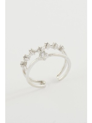 Yıldız Zirkon Taşlı Yüzük