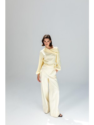 Kameya Bel Düğmeli Pantolon 25S20722