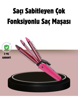 Zenvia Saç Şekillendirici Maşa ve Düzleştirici 2’si 1 Arada