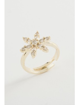 Lotus Zirkon Taşlı Yüzük