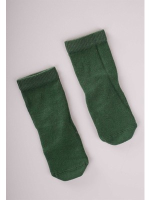 Cigit Çocuk Çorabı 2-9 Yaş Haki Yeşil