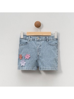 Overdo Kız Çocuk 1-4 Yaş Kot Şort