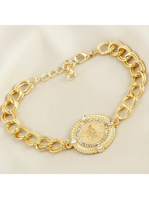 Osmanlı Tuğralı Taşlı Bileklik