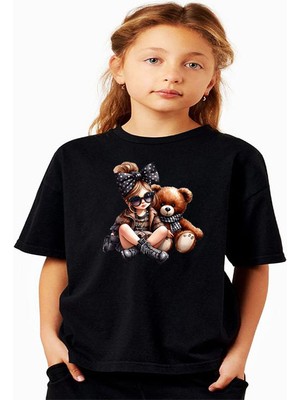 ÇARŞI47 Kız Çocugu Tişört 3D Baskı Kalitesi