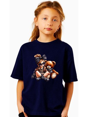 ÇARŞI47 Kız Çocugu Tişört 3D Baskı Kalitesi