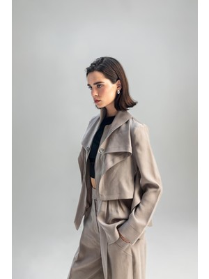 Kameya Aller Detaylı Ceket 25S50705