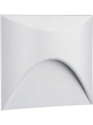 LW775 Beyaz Jupiter 3W LED Duvar/Yürüyüş Yolu Armatürü (3000K)