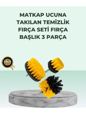 Astraltech Matkap Uyumlu Temizlik Fırçası Seti 3’lü Çok Amaçlı