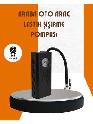 Astraltech Type-C Şarjlı Güçlü Elektrikli Kompresör Motosiklet Oto Bisiklet Için