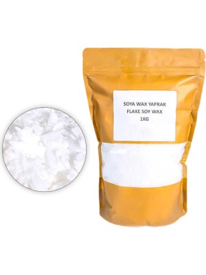 Tahtakale Toptancı Alman Fleke Yaprak Soya Parafini Soya Wax (1 Kg)