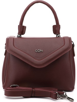 Gönderi(r) Kadın Bordo  Uzun Askılı El ve Omuz Çantası