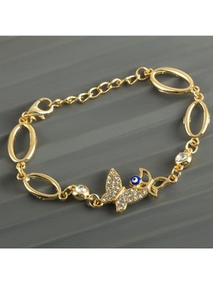Esranın Dünyası Kelebek Taşlı Trend Bileklik