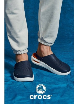 Crocs Slipper Inmotion Clog Ekstra Soft Literide Terlik Sandalet Lacivert Beyaz